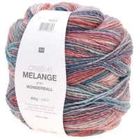 Creative Melange Aran Wonderball Yarn – 51% Wool 49% Acrylic, 700 yds, 200g