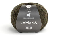 Lamana Como Yarn – 100% Superfine Merino Wool, DK Weight, 131 yds, 25g