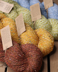 Baa Ram Ewe Donegal Twist DK Yarn – British Wool & Donegal Merino Blend, 295 yds