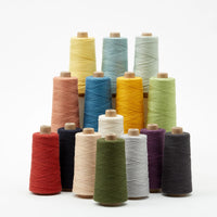 Assorted cones of cotton slub mallo from gist 