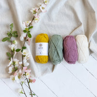 Kelbourne Woolens Skipper Yarn – 100% Tanguis Cotton, Sport Weight