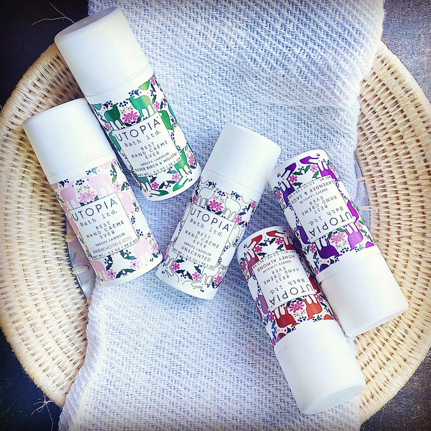 Utopia Best Hand Creme Ever lotion bottles